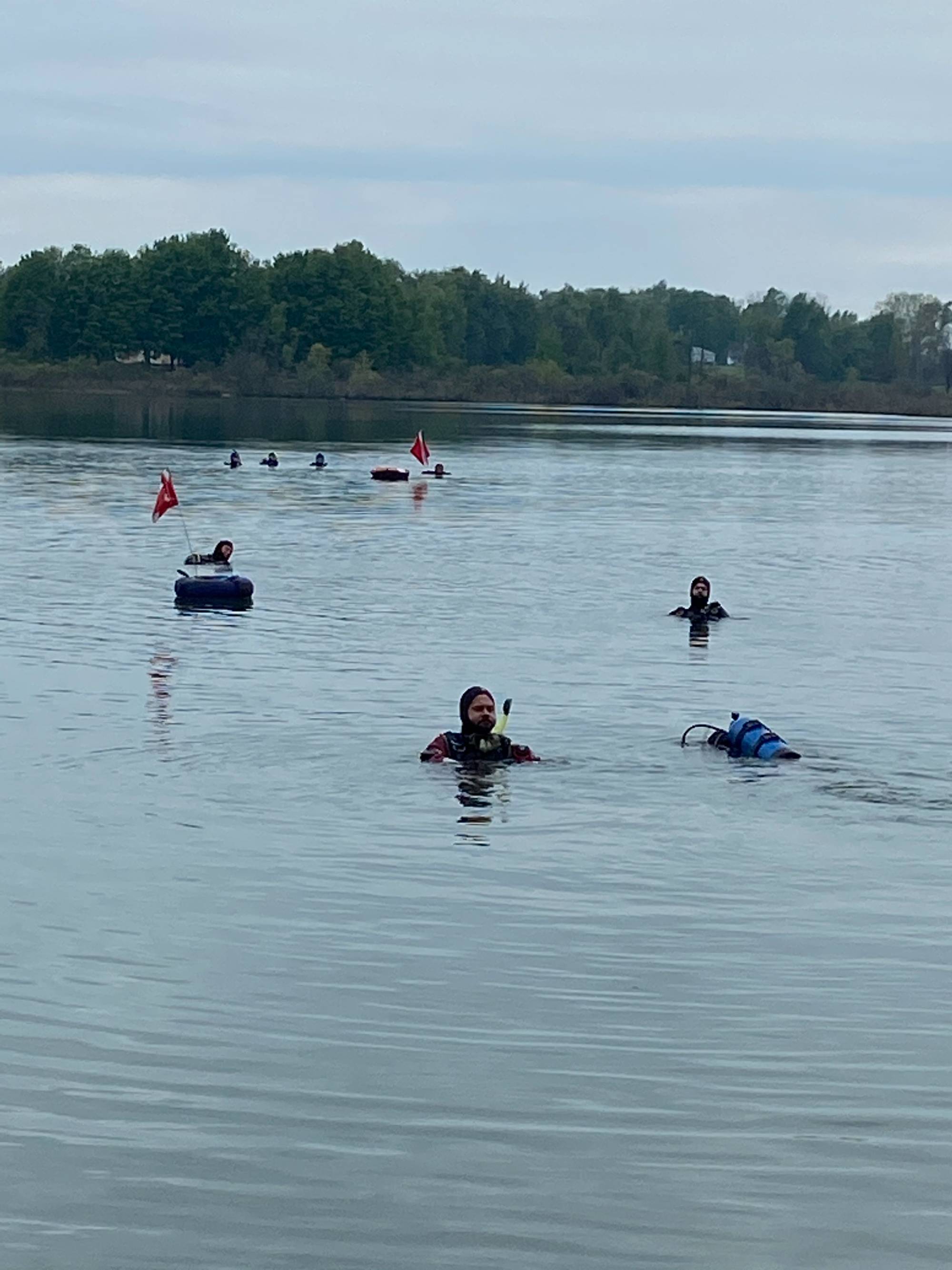 Scuba class ventures out farther into the water